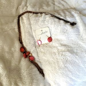 Charming Charlie Necklace & Earring Set